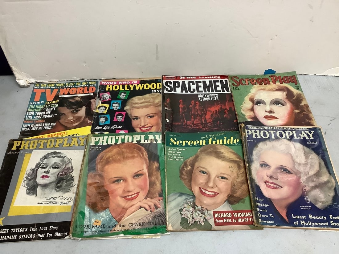 Vintage magazines(Photoplay, Screen Guide, TV world, etc.): Vintage magazines(Photoplay, Screen Guide, TV world, etc.)