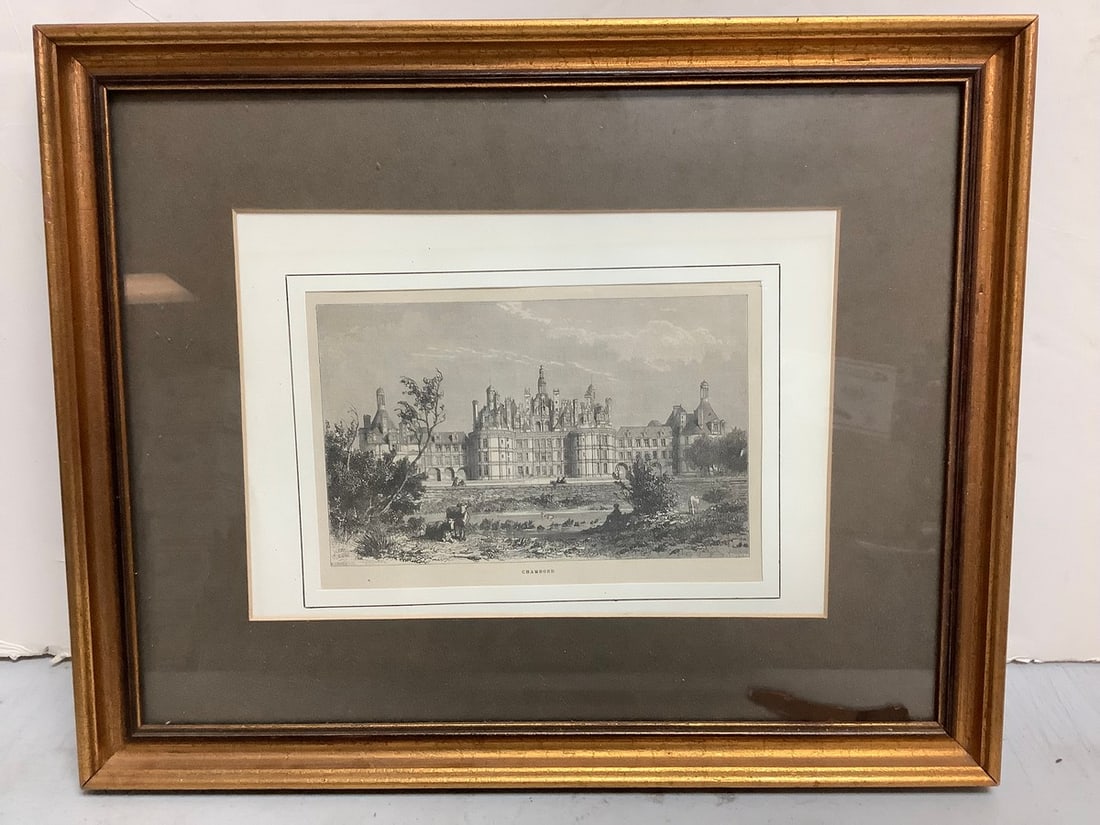 Framed Chambord print(Whitehead SC-12.5in.x15.5in.): Framed Chambord print(Whitehead SC-12.5in.x15.5in.)