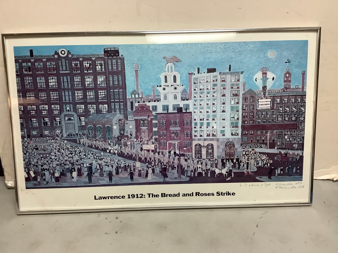 Framed Print of Lawrence 1912: The Bread and Roses Strike (34.25X 20.25) (1 of 1)