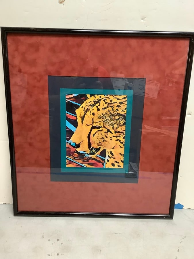 Framed Cheetah Print (23.5in X 26in) (1 of 1)