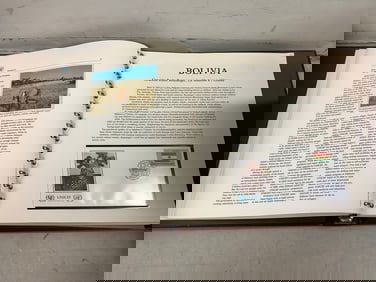 Unicef stamp album(Norfolk Island, Thailand, Bolivia, Ukrainian, and more)
