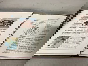 Unicef stamp album(Finland, Uganda, Mauritis, Saudi Arabia, and more)