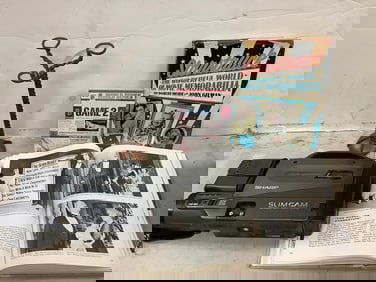 Sharp slimcam, vintage books, and more