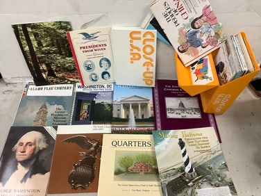 Vintage presidential magazines,tourist guides, National Geographic magazines, and more