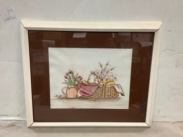 Framed and signed artwork(19in.x23in.)