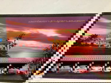 Car print cardboard poster(24in.x36in.)