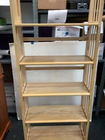 Wooden MCM Folding Shelf (64inx28in11.5in)
