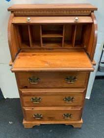 MCM Roll Top Desk(44inx23.5inx15in)