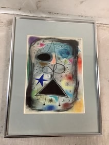 Framed Abstract Artwork(16.5inx12.25in)