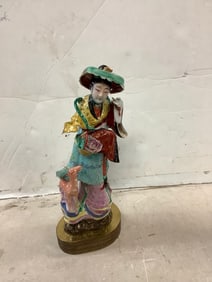 VIntage asian mud man 16.5in tall