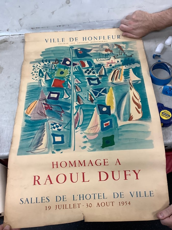 SIGNED In pencil Raoul dufy poster (1 of 1)