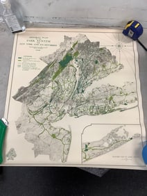 General plan of the park system for new york and its enviroms 1928 21.5x20