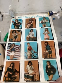1985 women of Akron U poster 33x23.5