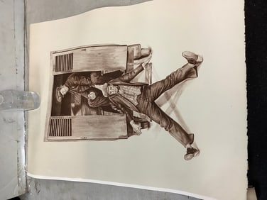 Vintage print 26.5x20