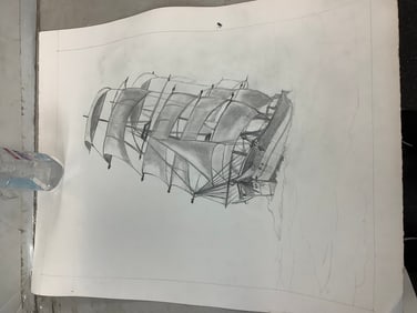 Pencil sketching 20x26