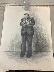 Pencil sketching24x19