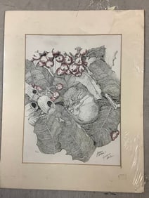 jacqui watson numbered and signed in pencil print 14x11