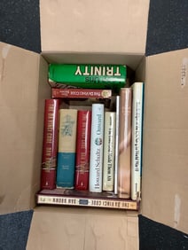 Lot of books, The Lord God Made Them All, The Da Vinci Code, and more