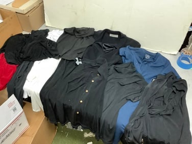 Lot of Varoius Black Clothing Assorted Sizes (Norton, Chico's, Birch HIll and More)