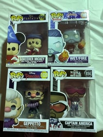 Lot of 4 Funko figures NIB
