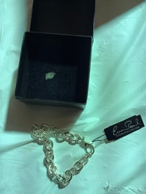 Erwin Pearl Sterling Bracelet 7 Inches