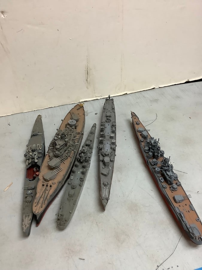 Battleship models 16in longest: Battleship models 16in longest