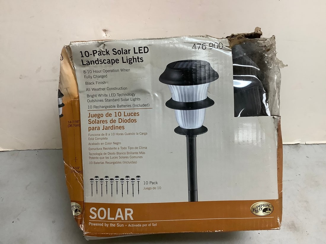 10-pack solar LED Landscape lights: 10-pack solar LED Landscape lights