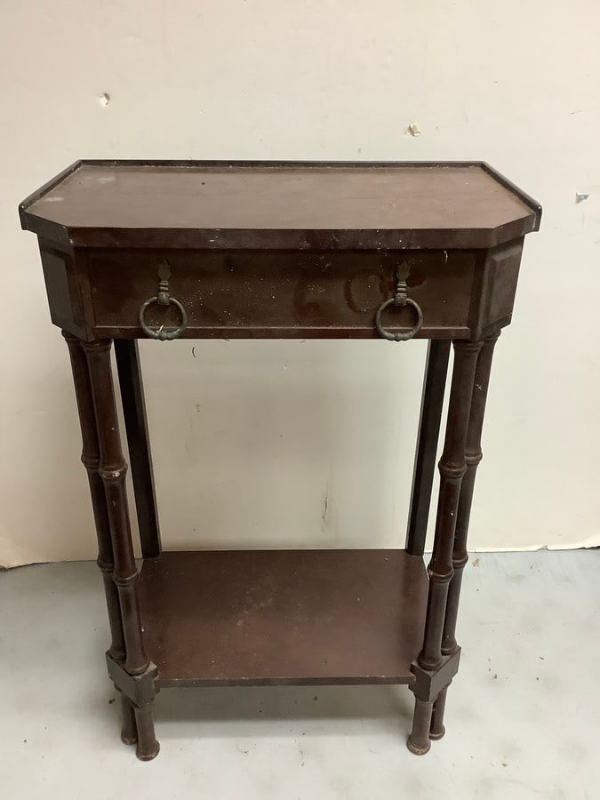 Wooden table with drawer(29in.tall): Wooden table with drawer(29in.tall)