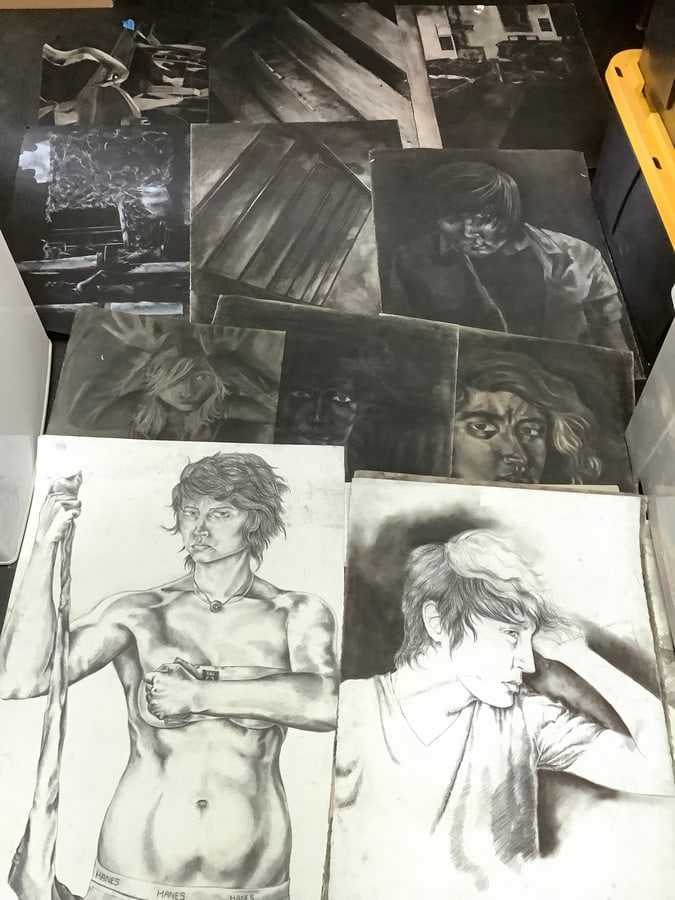 Black & White Chalk Artwork (Largest - 24inx36in) (1 of 1)