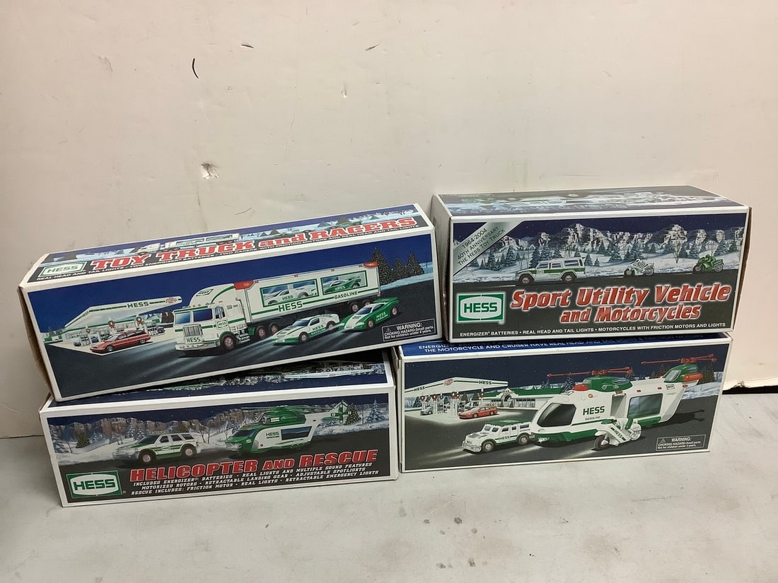 Vintage HESS collectibles(Toy Truck and Racers, sports utlity vehicles and motorcylcles(missing (1 of 1)