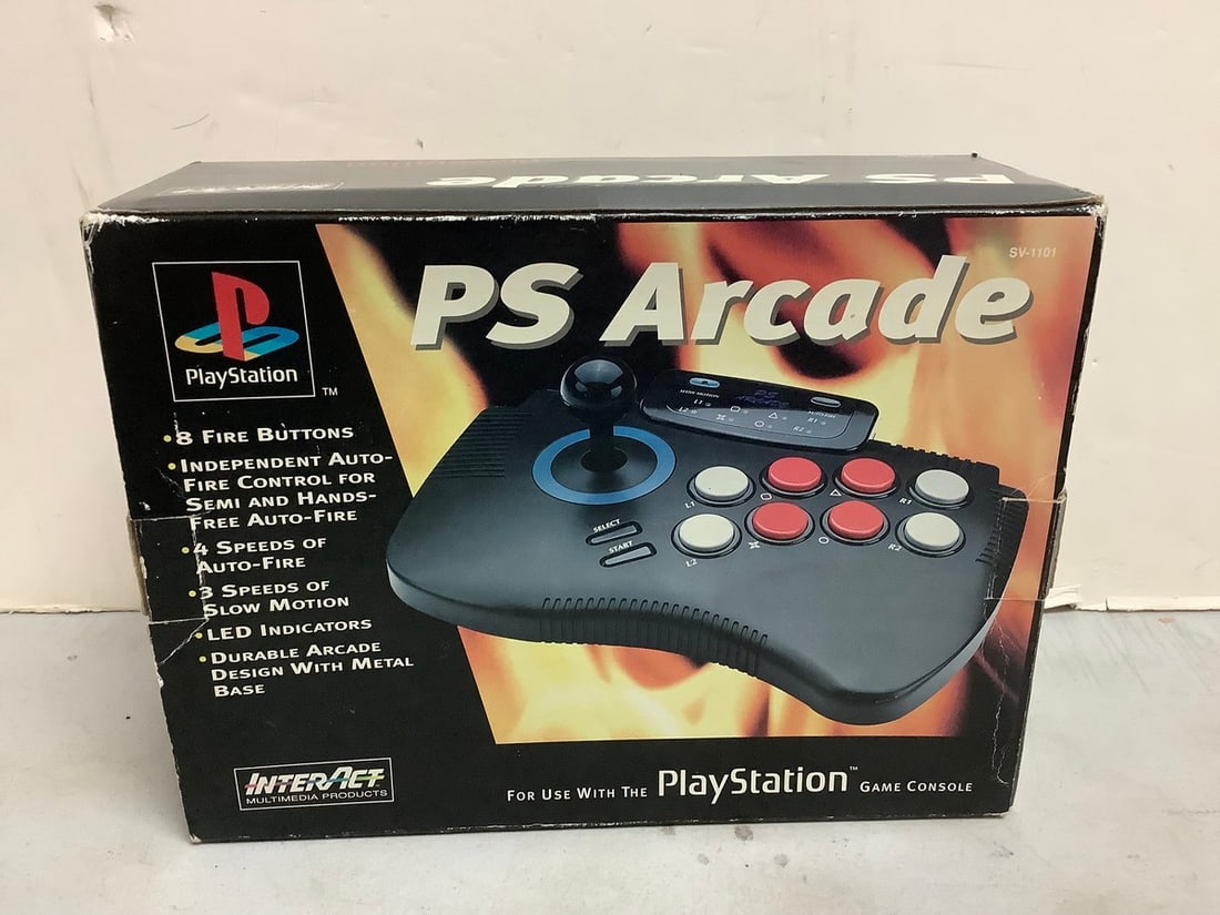 Vintage PS arcade controller for use with Playstation console (1 of 1)