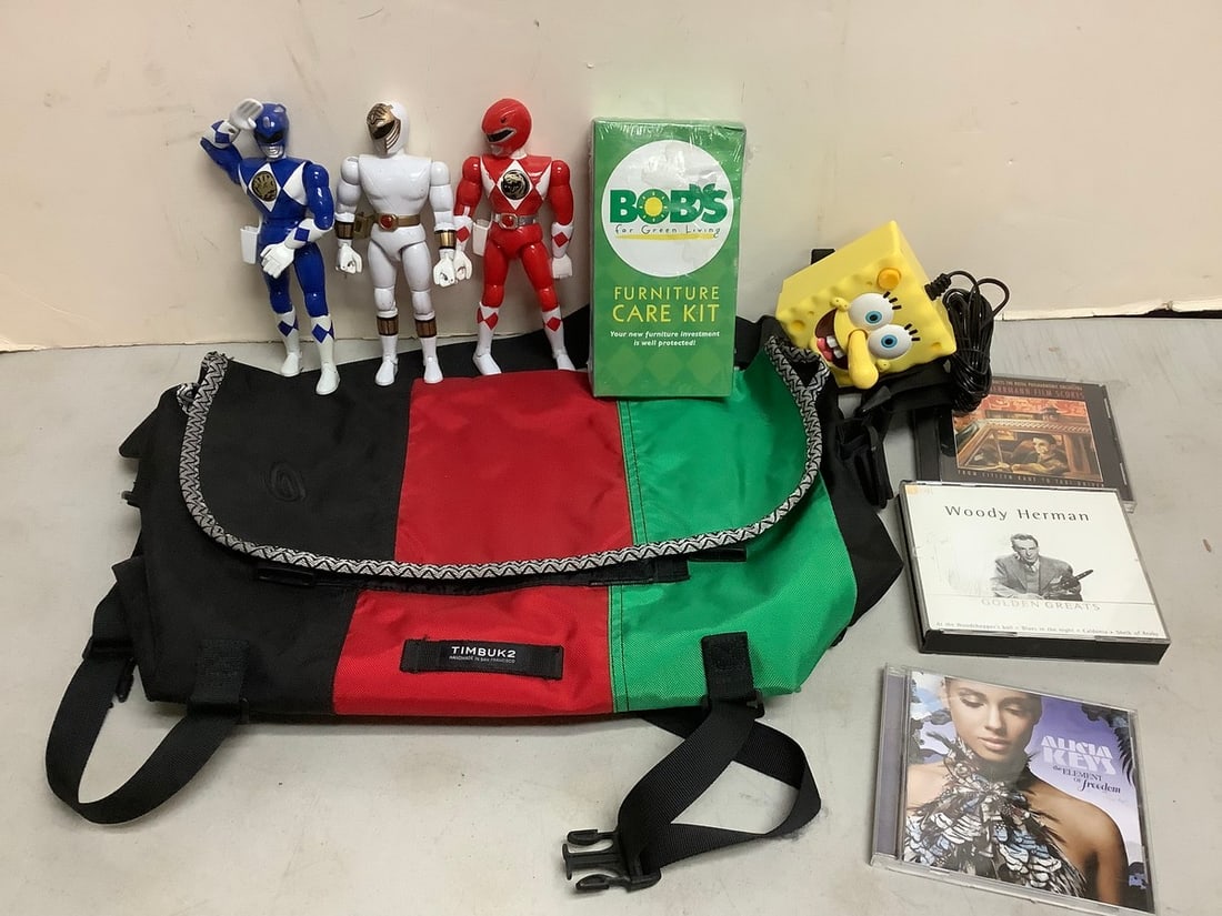 Bob's furniture care kit, Timbuk 2 bag, CD's, and more: Bob's furniture care kit, Timbuk 2 bag, CD's, and more