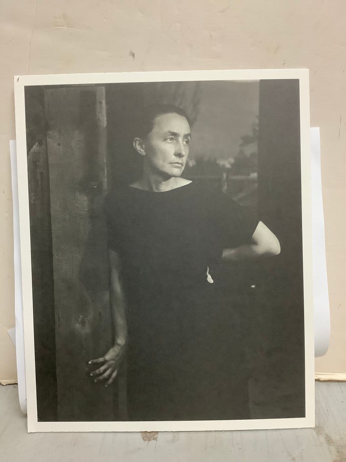 1929 Vintage Georgia O' Keefe photographic print by Alfred Stieglitz(7.75in.x9.5in.) (1 of 1)
