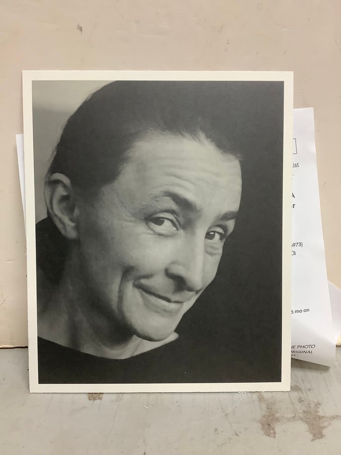 1929 Vintage Georgia O' Keefe photographic print by Alfred Stieglitz(7.5in.x9in.) (1 of 1)