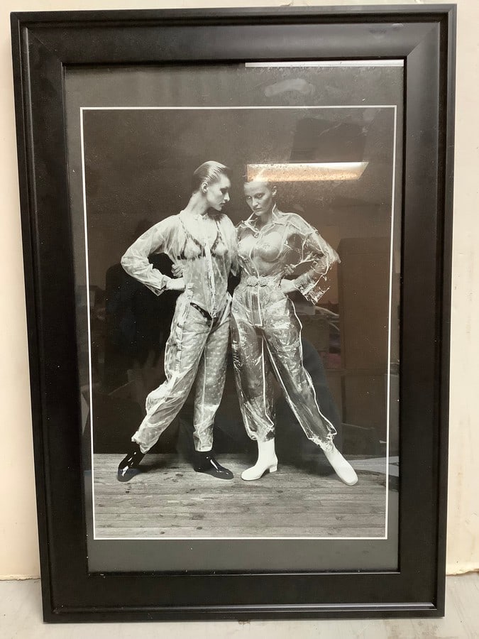 Helmut Newton, Italian Vogue framed photographic print(13.5in.x19.5in.): Helmut Newton, Italian Vogue framed photographic print(13.5in.x19.5in.)