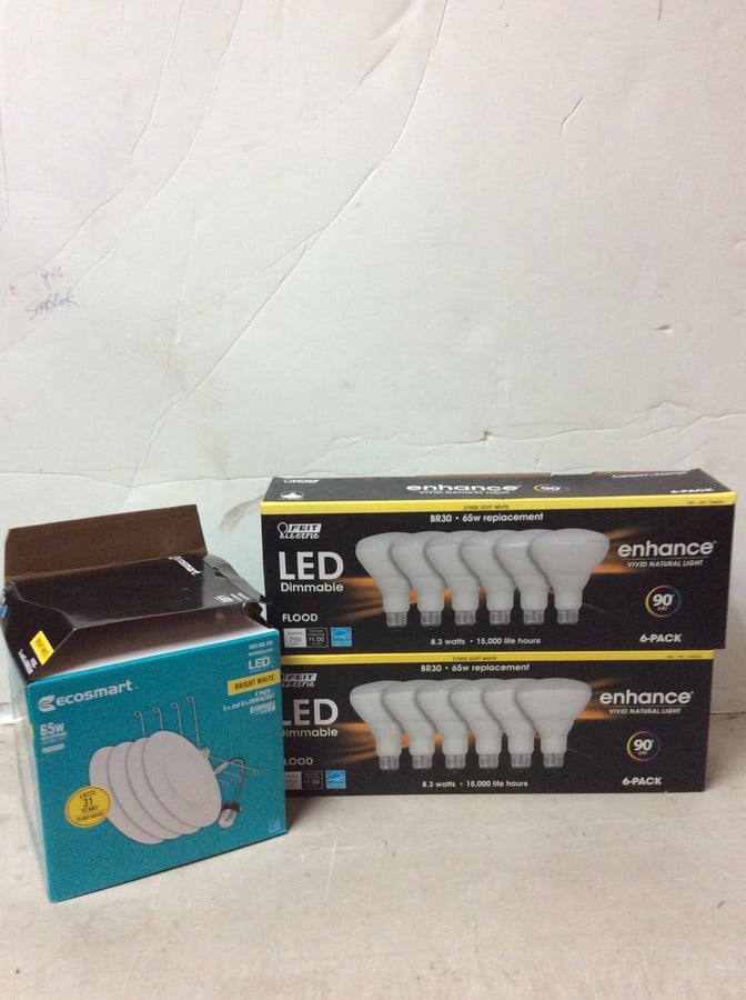 Feit Electric 8.3 Watt Bulbs and Ecosmart LED 65 Watt: Feit Electric 8.3 Watt Bulbs and Ecosmart LED 65 Watt