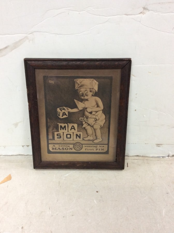Mason Masonic Framed Item (10 x 8.5 in) (1 of 1)
