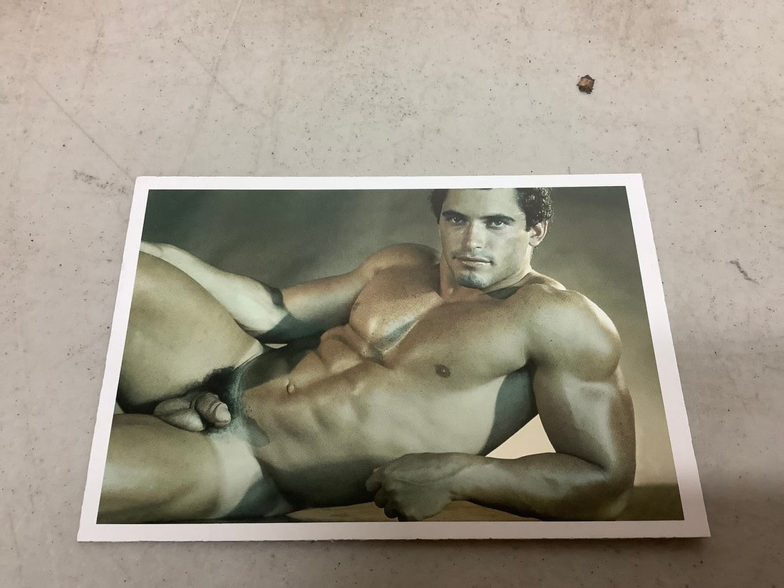 1970's Jim French print on board (3.5in.x5in.): 1970's Jim French print on board (3.5in.x5in.)