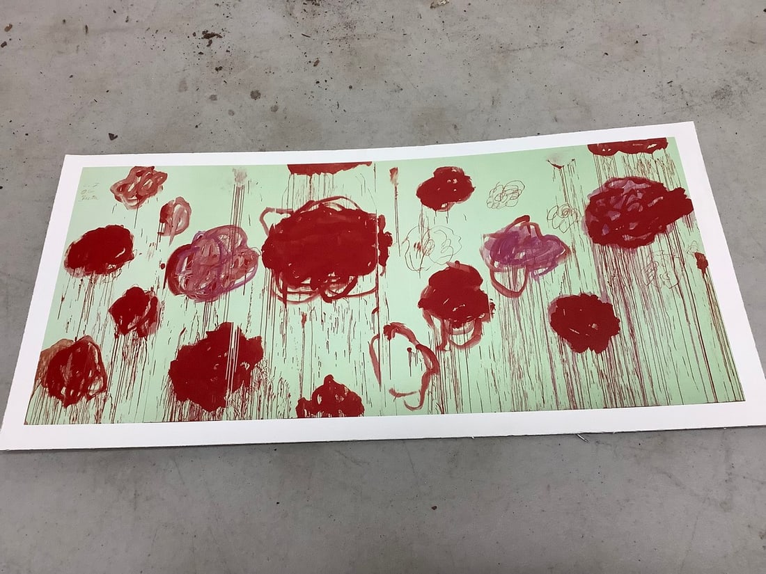 Cy Twombly print in color(8in.x16.5in.) (1 of 1)