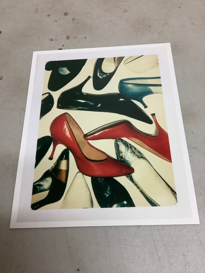 Andy Warhol shoes print(8.5in.x10.5in.) (1 of 1)