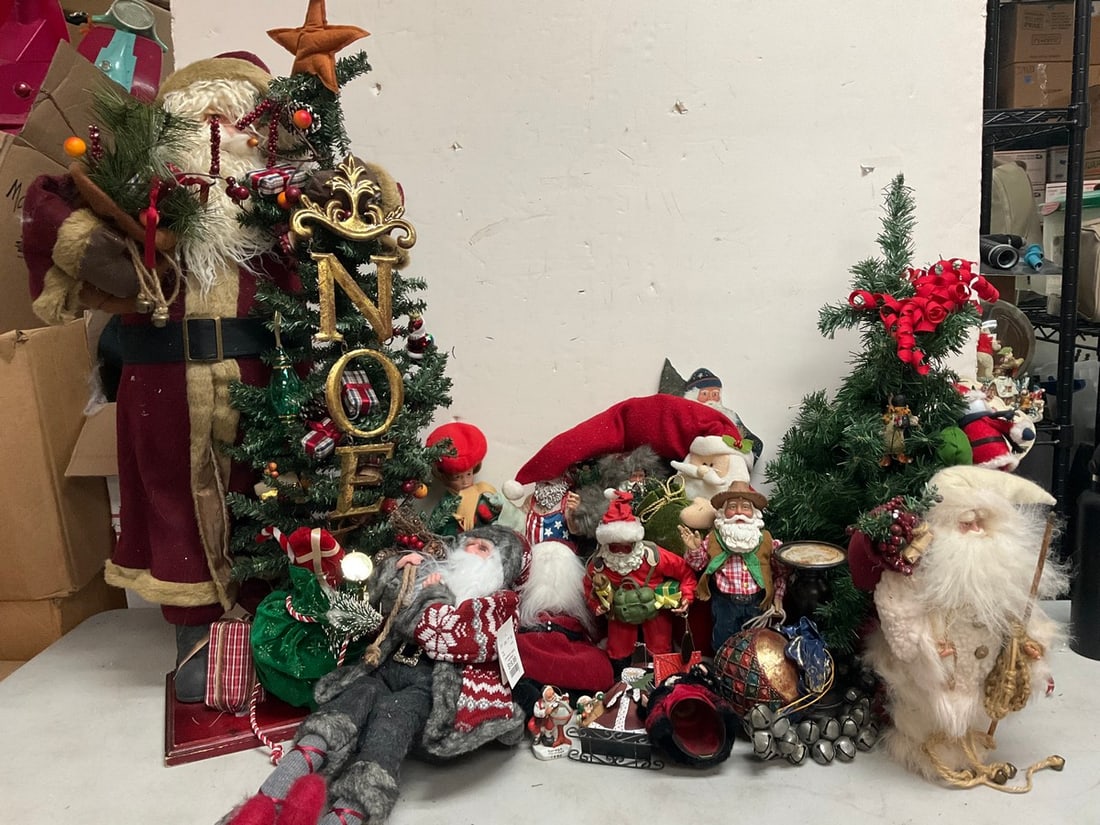 Santa Statues, Christmas Tree Decor, Candle Holder and more (tallest - 34.25in) (1 of 1)