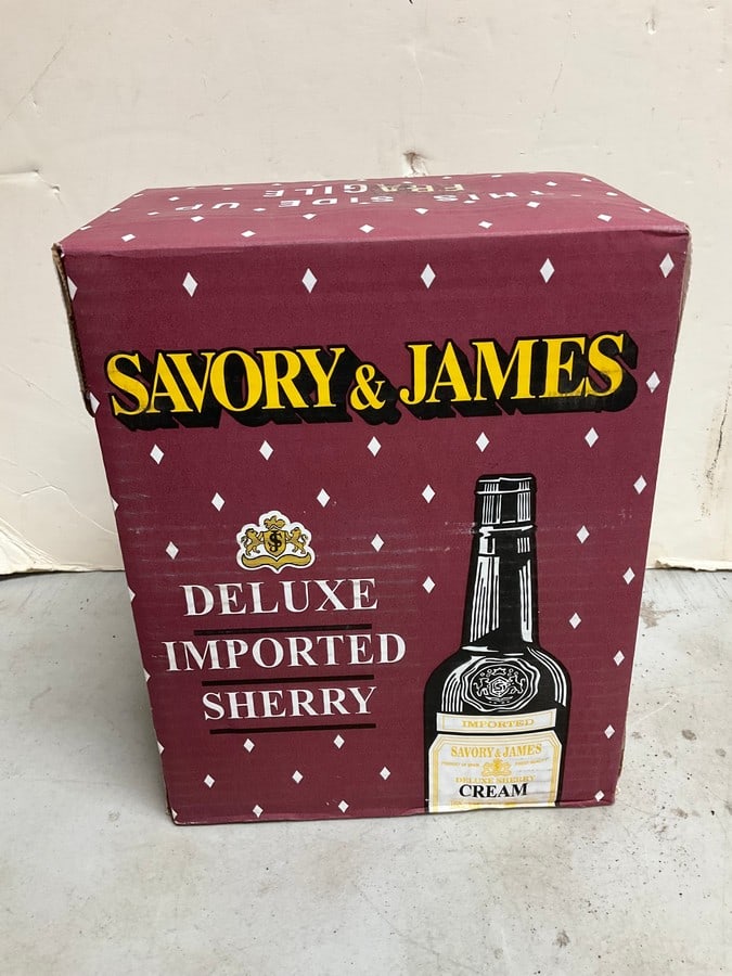 Savory & James deluxe imported sherry (6pk-750mL): Savory & James deluxe imported sherry (6pk-750mL)