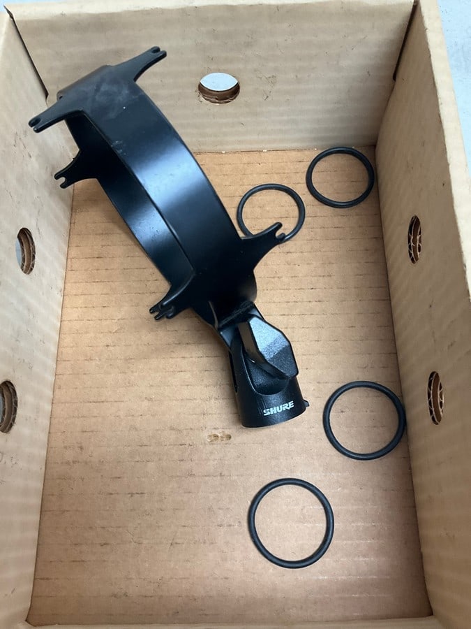 Shure microphone base(about 6in.long) (1 of 1)