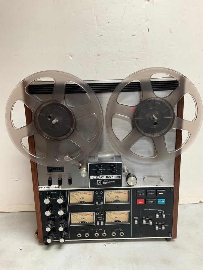 Teac 3340S stereo tape deck(21in.x21.5in.x7.5in.) (1 of 1)