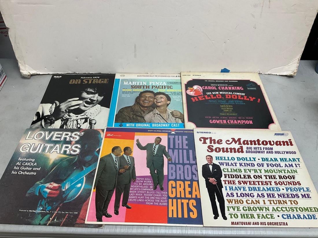 Vintage records(Martin Pinza, Carol Channing, The Mantovani Sound, and more): Vintage records(Martin Pinza, Carol Channing, The Mantovani Sound, and more)