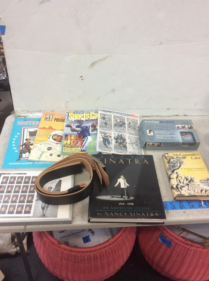 Lot of Style Cam Digital Camera, Belt and Books (Frank Sinatra An American Legend 1915-1998, (1 of 1)