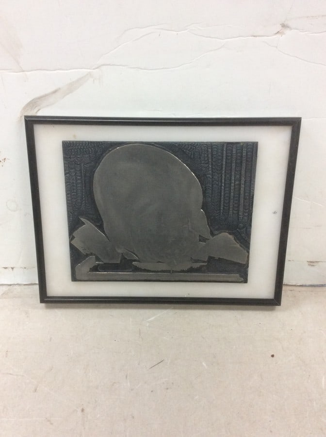 Framed Pig Metal Artwork (12 x 9.5 in) (1 of 1)