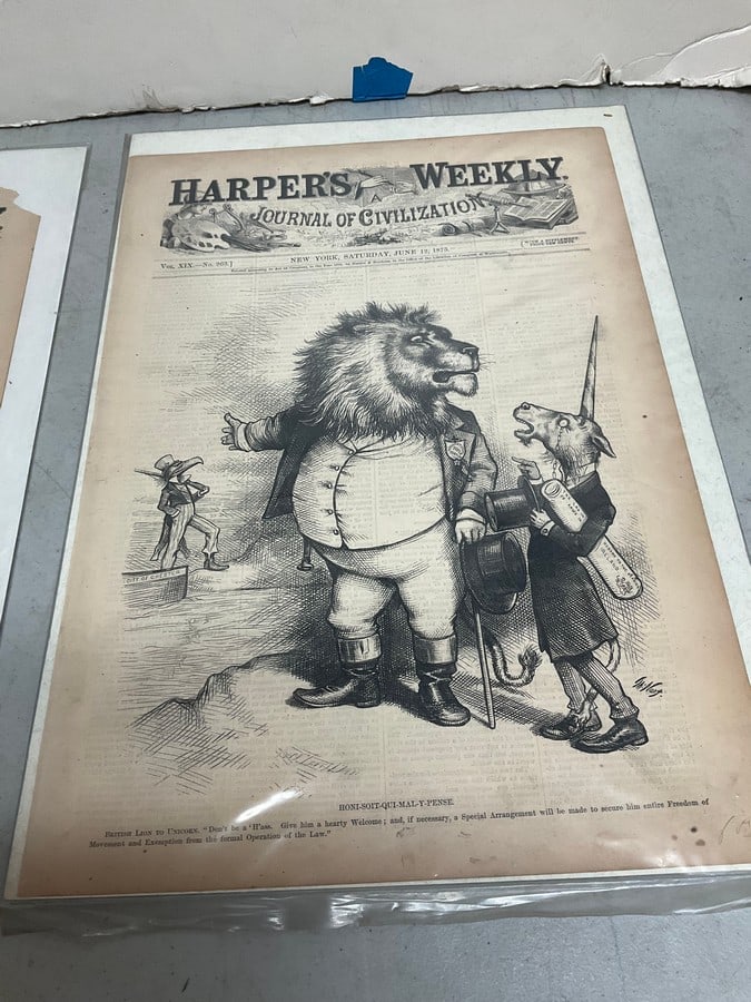 Harper’s Weekly Journal of Civilization newspaper(11in.x16in.) (1 of 1)