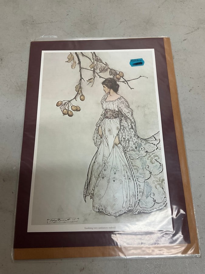 Looking Very Undancey Indeed art print by Arthur Rackham(8.25in.x11.5in.): Looking Very Undancey Indeed art print by Arthur Rackham(8.25in.x11.5in.)