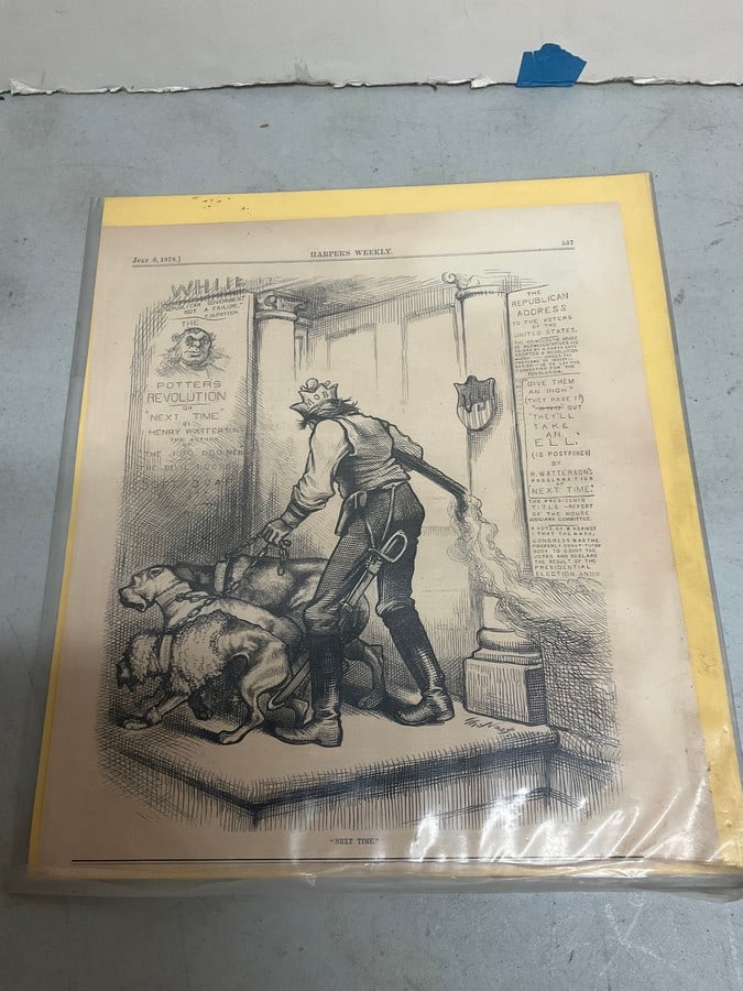 Harper’s Weekly newspaper 1878(11in.x13in.) (1 of 1)